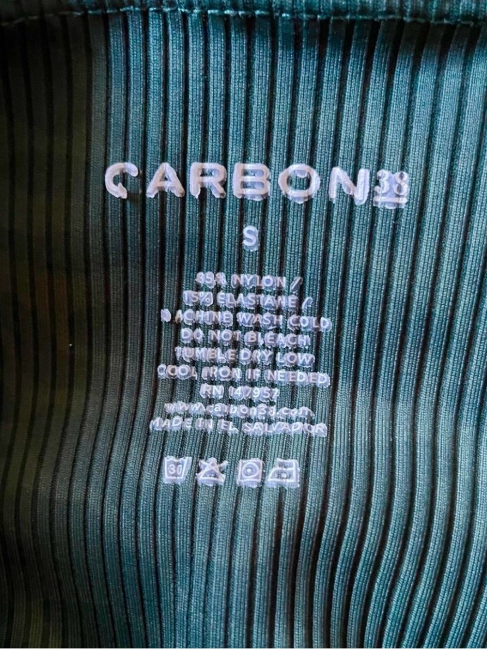 Carbon38 Ribbed Workout Set - Picture 4 of 4
